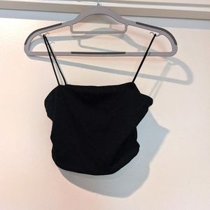 Black Crop Top Size M